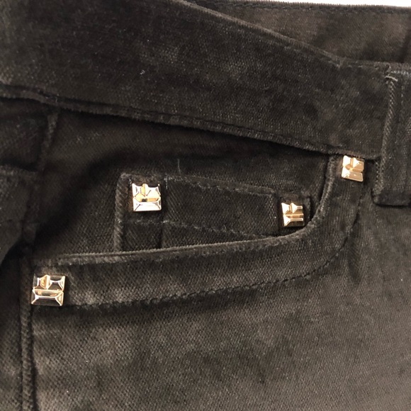 ⭐️Roberto Cavalli⭐️Velvet Straight Leg Italian Designer Velvet Jeans Wo's sz 8 - Picture 8 of 11